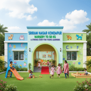 Best SR KG School in Sriram Nagar, Kondapur: A Complete Guide for Parents