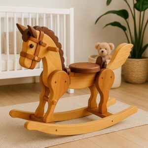 How a Wooden Rocking Horse Encourages Imaginative Play