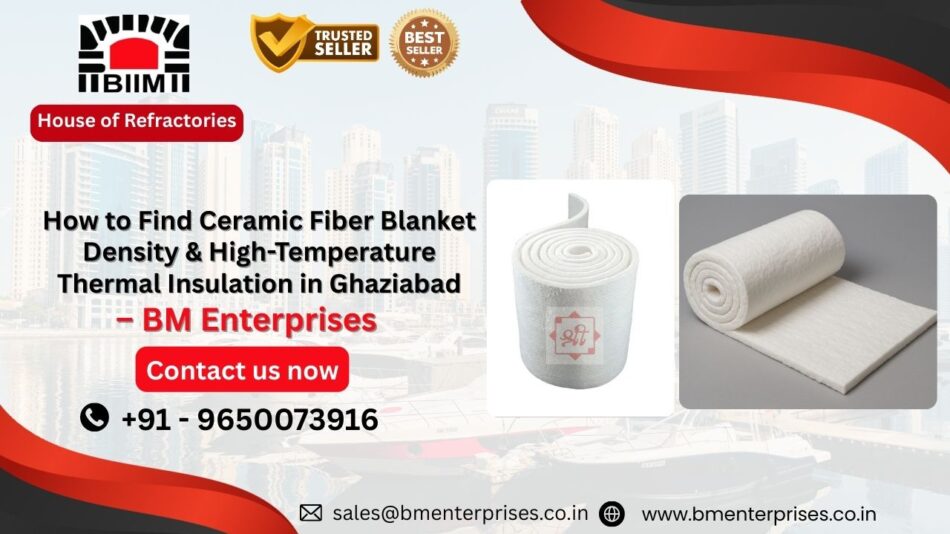 How to Find Ceramic Fiber Blanket Density & High-Temperature Thermal Insulation in Ghaziabad