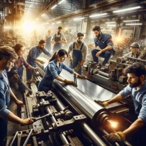 What is Steel plate rolling machine used for?