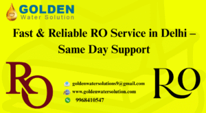 Fast & Reliable RO Service in Delhi – Same Day Support