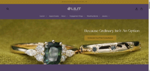 Gemstone wedding bands