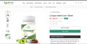 Rhushiayurveda.com | Buy Livospar Ayurvedic Liver Tablets Online – Rhushi Ayurveda