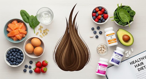 Best Foods and Vitamins for Healthy Hair Growth in the UAE