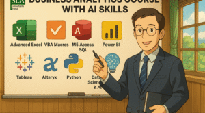 Business Analyst Training Course in Delhi, 110065. Best “Online Business Analysis Course” in Chandigarh by IIT Faculty , [ 100% Job in MNC] “New Year Offer 2026”, Learn Excel, VBA, MIS, Tableau, Power BI, Python Data Science and Spotifire, Top Training Institute in Delhi NCR – SLA Consultants India,