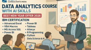 Best Data Analytics Certification Training Courses in Delhi, 110001 – “New Year Offer 2026” Free Tableau and “Data Science Course” [with IBM Certification Support] @ {SLA Consultants} “100% Job Guarantee”