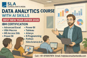 Best Data Analytics Certification Training Courses in Delhi, 110001 – “New Year Offer 2026” Free Tableau and “Data Science Course” [with IBM Certification Support] @ {SLA Consultants} “100% Job Guarantee”