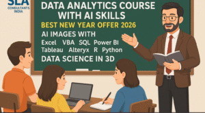 IBM/Deloitte Data Analyst Training Course in Delhi, 100% Job [Update Skills in Gen AI, for 2026 MNC Career] – Data Analytics Gen AI Certification, SLA Analytics and Data Science Institute,