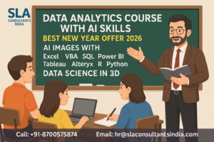 IBM/Deloitte Data Analyst Training Course in Delhi, 100% Job [Update Skills in Gen AI, for 2026 MNC Career] – Data Analytics Gen AI Certification, SLA Analytics and Data Science Institute,
