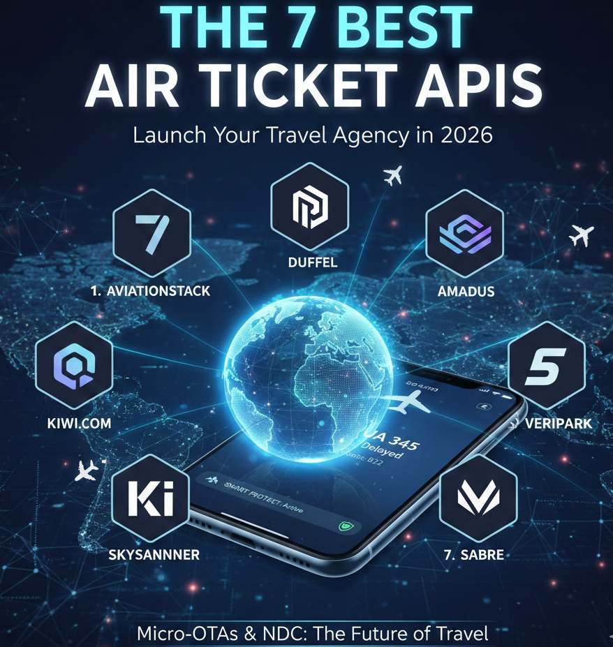 The 7 Best Air Ticket APIs to Launch Your Travel Agency in 2026