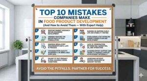 Top 10 Mistakes Companies Make in Food Product Development (And How to Avoid Them — With Expert Help)