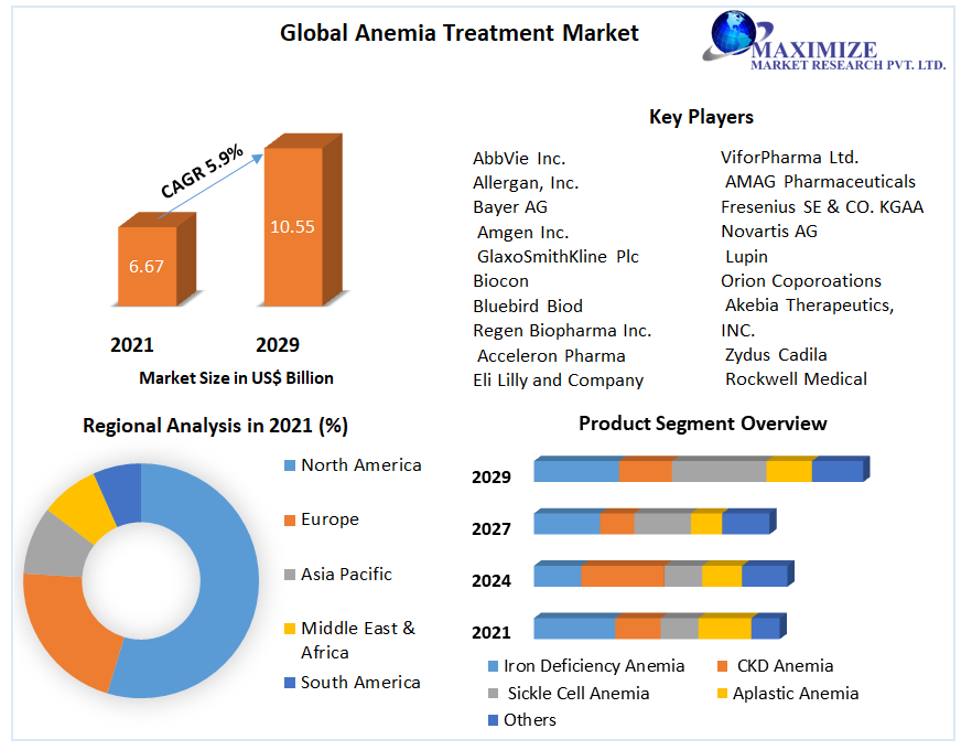 Anemia Treatment Market  Key Growth Factors & Challenges, Segmentation & Regional Outlook 2030.