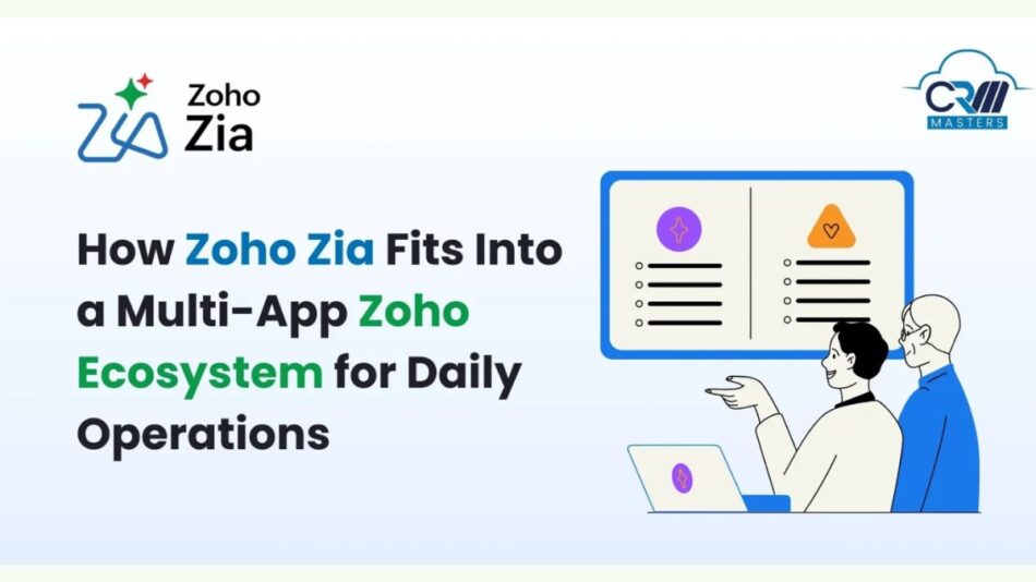 How Zoho Zia Fits Into a Multi-App Zoho Ecosystem for Daily Operations