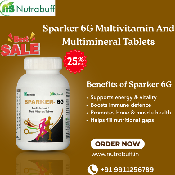 Nutrabuff: Your Daily Strength Partner with Advanced Multivitamin and Multimineral Tablets