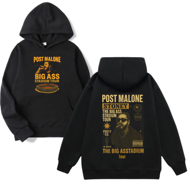 Top Christmas hoodie trends featuring Post Malone Merch