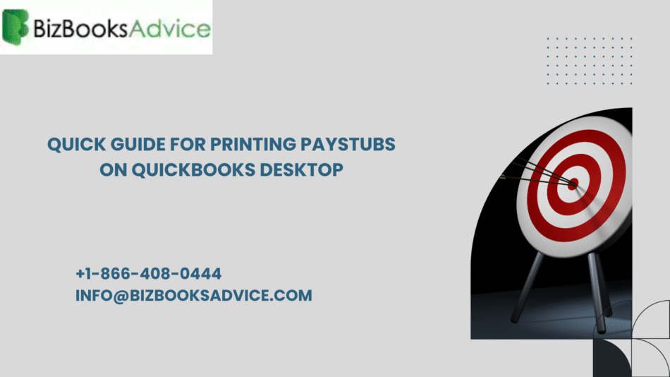Quick Guide for Printing Paystubs on QuickBooks Desktop