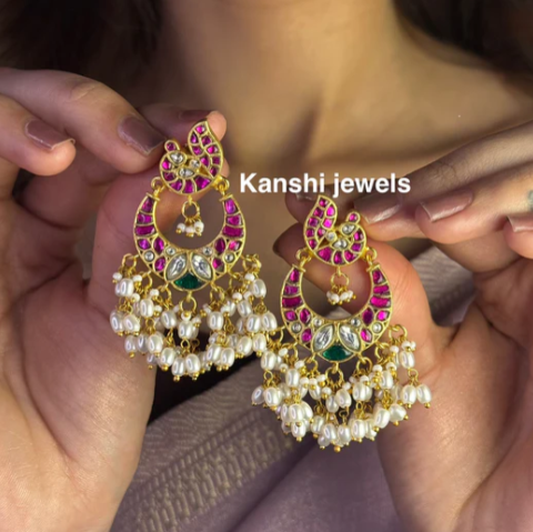Timeless Beauty of Kundan Jhumka Earrings: A Crafted Legacy by Kanshi Jewels