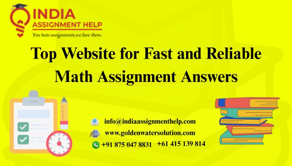 Top Website for Fast and Reliable Math Assignment Answers